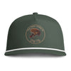 Clear Water Dry Fly Badge Rope Hat — Fly Fishing Printed Cap