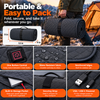 LITEGUEST 6-Zone Heated Tent Floor Mat | Large USB Heated Camping Mat