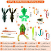 94-Piece: Fishing Lures Kit Soft Plastic Fishing Baits Set