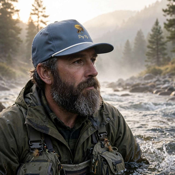 Dry Fly Stimulator Fly Fishing Hat – Rope Trucker | Clear Water Trading Co.