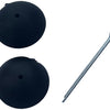 Brush Buttons - Pair