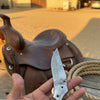 Rosewood Trail Folder Knife 6" Handmade Rosewood Handle EDC Folder