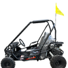 TrailMaster Apache 7 212cc Youth Go Kart for Kids Ages 10+ – Full Roll Cage, High-Back Seats, Over-the-Shoulder Harnesses, Air-Cooled Engine