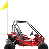 TrailMaster Apache 7 212cc Youth Go Kart for Kids Ages 10+ – Full Roll Cage, High-Back Seats, Over-the-Shoulder Harnesses, Air-Cooled Engine
