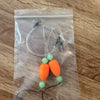 Pompano Rig - 2/0 Circle Hook with different color options.