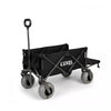 Beach Wagon Cart with Big Wheels – Foldable Utility Wagon Black