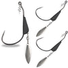 Reaction Tackle Bladed/Tungsten Weighted Swimbait Hooks- 3-Pack