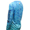 Youth Fish Fractal UV Fishing Shirt (8-20)