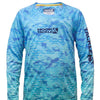 Youth Fish Fractal UV Fishing Shirt (8-20)