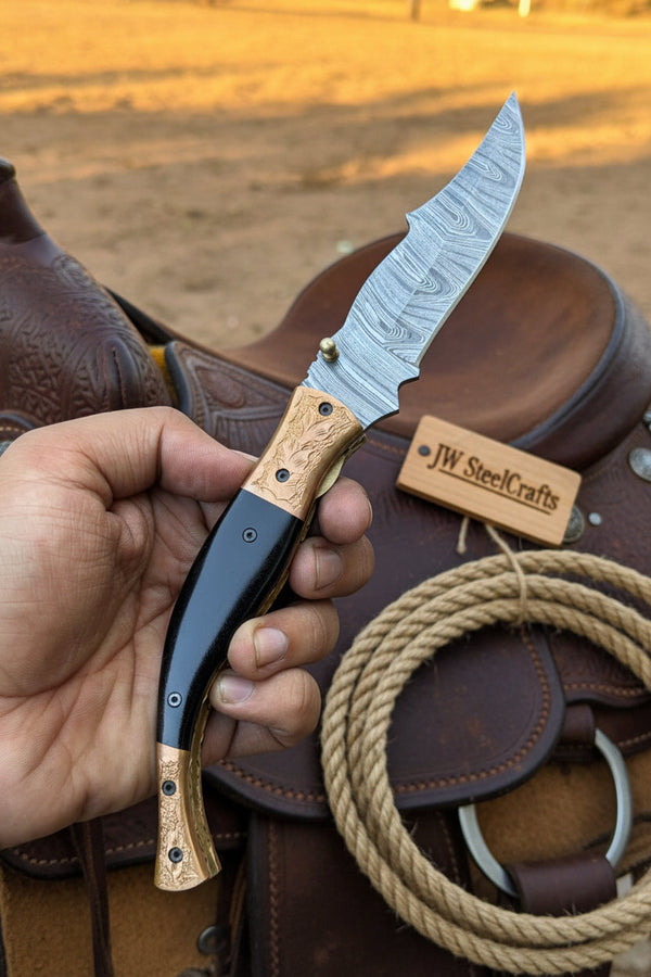 Hidewood Skinner Folder Knife 8
