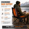 LITEGUEST Heated Outdoor Seat Cushion with Backrest – Warm for Camping