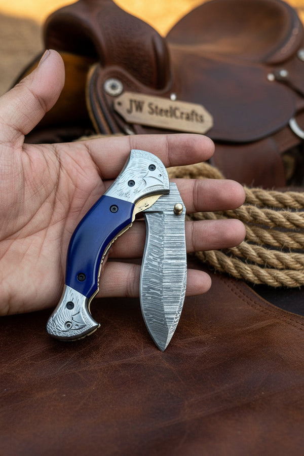 Silverline Ridge Curved Folder Knife 8