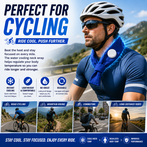 LITEGUEST Water Cooling Neck Wrap | Long-Lasting Outdoor Cooling Gear