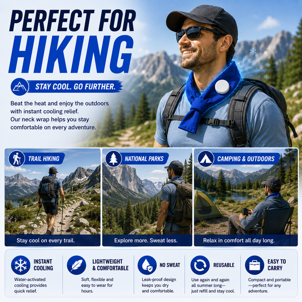 LITEGUEST Water Cooling Neck Wrap | Long-Lasting Outdoor Cooling Gear