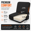 LITEGUEST Heated Stadium Seat with Back Support | USB Powered