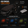 LITEGUEST Heated Motorcycle Seat Cover | USB Winter Riding Pad