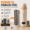 LITEGUEST USB Heated Insulated Bottle | 316 Stainless Steel
