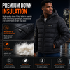 LITEGUEST 27-Zone Heated Down Jacket | 4 Independent Controls