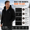 LITEGUEST 5-Zone Heated Zip-Up Hoodie | USB Heated Hoodie