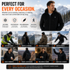 LITEGUEST 5-Zone Heated Zip-Up Hoodie | USB Heated Hoodie