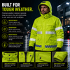 LITEGUEST 8-Zone Heated Reflective Jacket | Outdoor Utility Coat