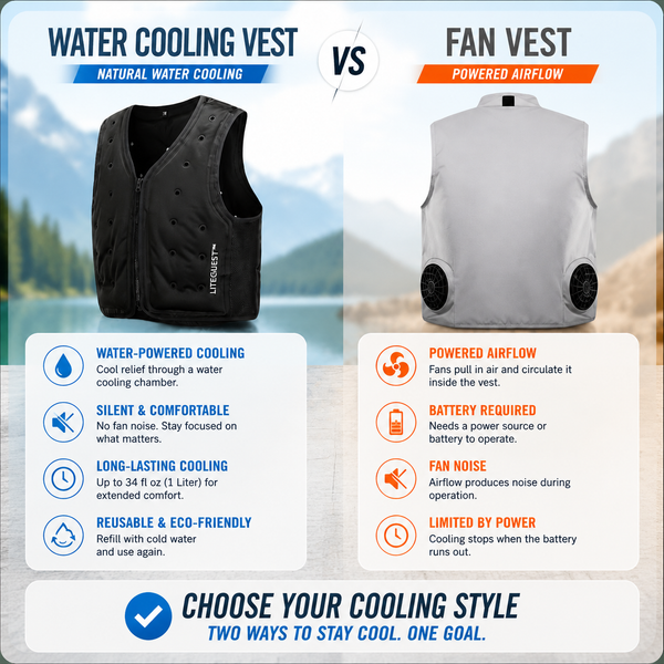 LITEGUEST Water Cooling Vest | Battery-Free Cooling for Outdoor Activities