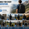 LITEGUEST AirFlow Cooling Backpack 20L | Dual Fan Ventilated Backpack