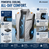 LITEGUEST 360° Side Fan Cooling Vest | Stay Cool in 100°F Heat