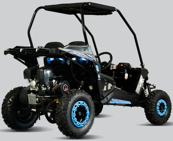 TrailMaster Cheetah-6 Go Kart, 5.5hp Electric Start, Remote Start/Kill with Reverse, Kids Ages 4-9