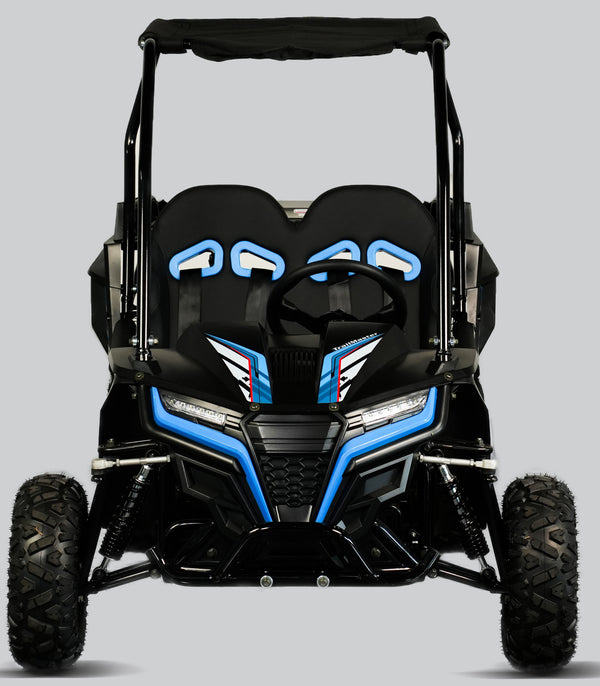 TrailMaster Cheetah-6 Go Kart, 5.5hp Electric Start, Remote Start/Kill with Reverse, Kids Ages 4-9