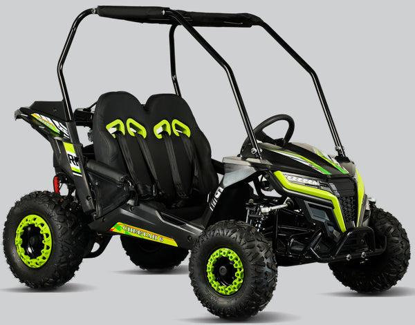 TrailMaster Cheetah-6 Go Kart, 5.5hp Electric Start, Remote Start/Kill with Reverse, Kids Ages 4-9