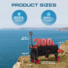 Compact Electric Camping Cart – Dual Motor & Foldable Design