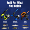 Reaction Tackle Fishing Rod and Spinning Reel Combo -SmoothCast