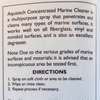 Concentrated Marine Cleaner