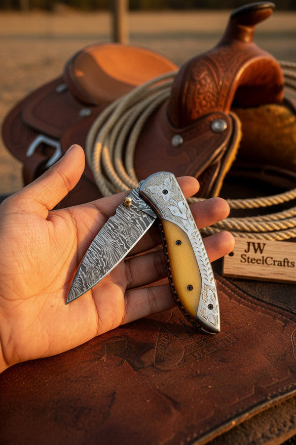 Boneridge Damascus Folder 7