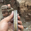 Obsidian Mosaic Folder Knife 8" Handmade Damascus Liner Lock