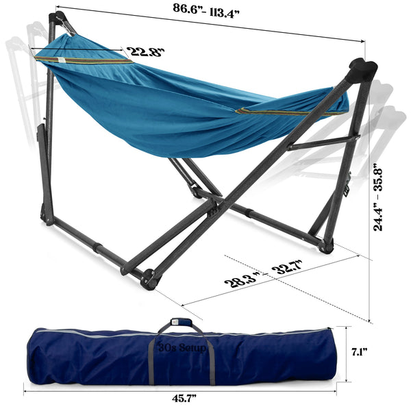 Uniki Canvas Hammock with Stand