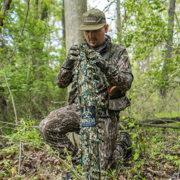 Nukem Hunting Blind - Mossy Oak Greenleaf 3D Leafy