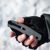 The Clip Point Folding Pocket Knife Giftset for Men and Women (Black and Orange)