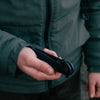 The Straight Back Folding Pocket Knife Giftset for Men and Women (Black and Blue)