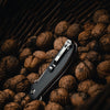 The Straight Back Folding Pocket Knife Giftset for Men and Women (Grey and Red)