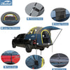 5.5-6.7ft Pickup Truck Bed Tent with Awining Navy