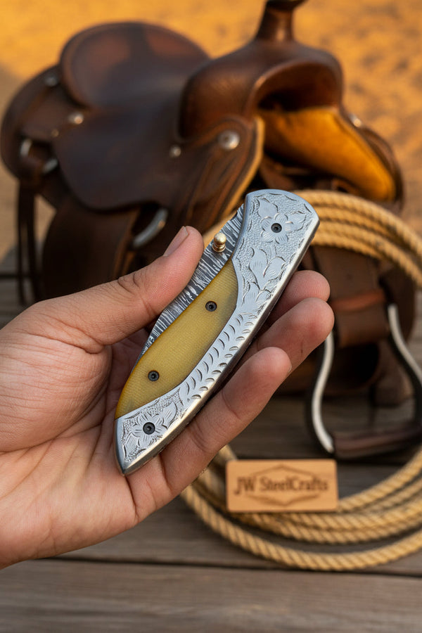 Boneridge Damascus Folder 7