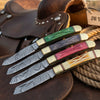 Ranchfold Pocket Folding Knife Set 7.5" Handmade Set of 4