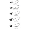 Reaction Tackle Tungsten Football/Swing Jig Heads- 3-Pack