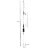 2-Pack Fishing Spring Feeder Cages with Hooks & Sinkers