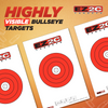 EZ2C Targets #9: 8" Bullseye Paper Shooting Target 11"x17" USA MADE Hi-Visibility