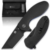 The Pioneer Folding Pocket Knife Giftset for Men and Women (Black and Blue)