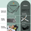 Universal Hammock with Medium Size Stands