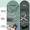 Universal Hammock with Medium Size Stands